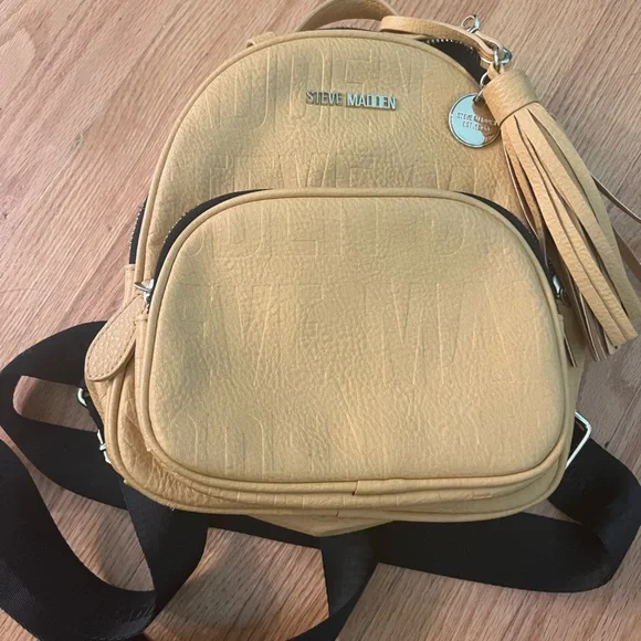 Steve Madden | Bags | Steve Madden Mustard Backpack Bag  display picture 3